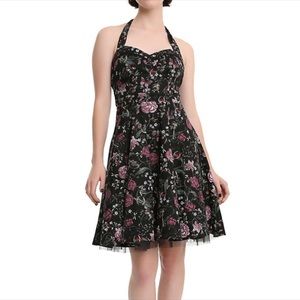 Hot Topic Floral Insect Swing Dress Size XL